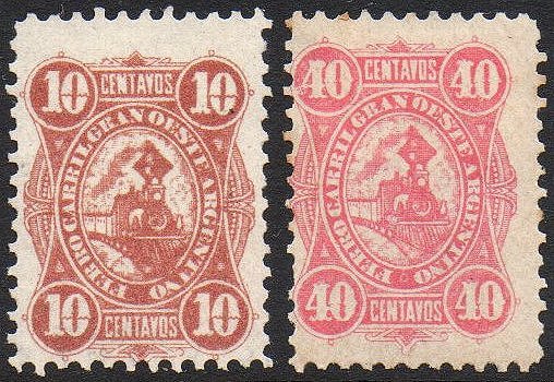 Argentina Railway Telegraph Ferrocarril Gran Oeste Argentino 1887